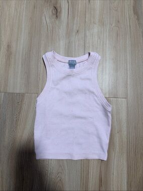 Tilly’s XS Pink Ribbed Tank Top -